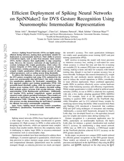 Efficient Deployment of Spiking Neural Networks on SpiNNaker2 for DVS Gesture Recognition Using Neuromorphic Intermediate Representation