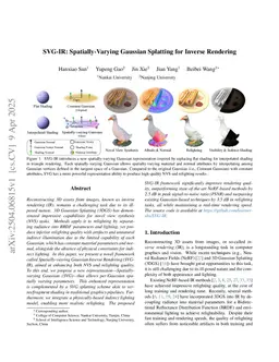 SVG-IR: Spatially-Varying Gaussian Splatting for Inverse Rendering