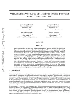 PathSegDiff: Pathology Segmentation using Diffusion model representations
