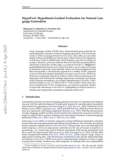 HypoEval: Hypothesis-Guided Evaluation for Natural Language Generation