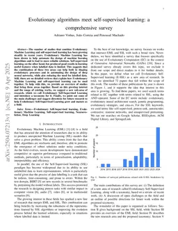 Evolutionary Machine Learning meets Self-Supervised Learning: a comprehensive survey