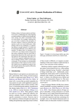 ConceptCarve: Dynamic Realization of Evidence