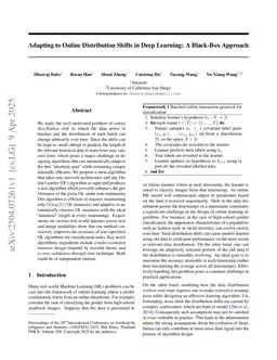 Adapting to Online Distribution Shifts in Deep Learning: A Black-Box Approach