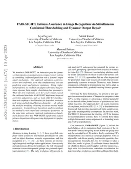 FAIR-SIGHT: Fairness Assurance in Image Recognition via Simultaneous Conformal Thresholding and Dynamic Output Repair