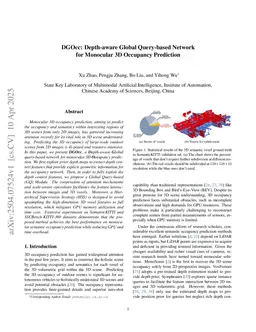 DGOcc: Depth-aware Global Query-based Network for Monocular 3D Occupancy Prediction