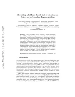 Revisiting Likelihood-Based Out-of-Distribution Detection by Modeling Representations