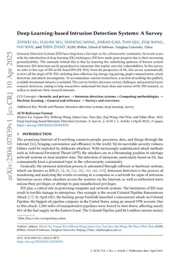 Deep Learning-based Intrusion Detection Systems: A Survey