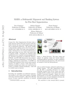 MARS: a Multimodal Alignment and Ranking System for Few-Shot Segmentation