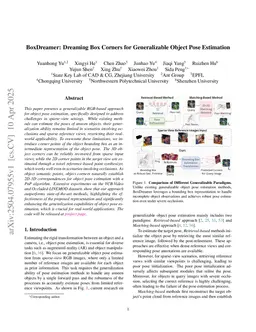 BoxDreamer: Dreaming Box Corners for Generalizable Object Pose Estimation