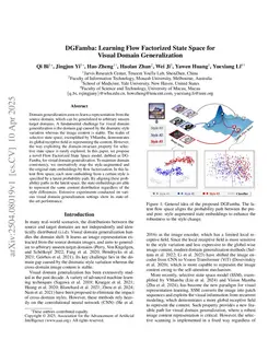 DGFamba: Learning Flow Factorized State Space for Visual Domain Generalization