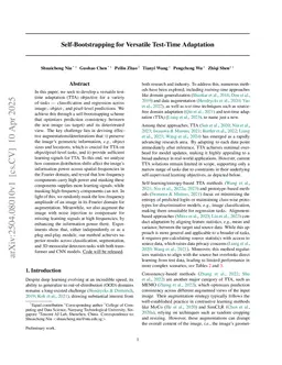 Self-Bootstrapping for Versatile Test-Time Adaptation