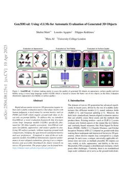 Gen3DEval: Using vLLMs for Automatic Evaluation of Generated 3D Objects