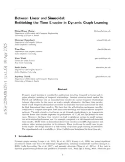 Between Linear and Sinusoidal: Rethinking the Time Encoder in Dynamic Graph Learning