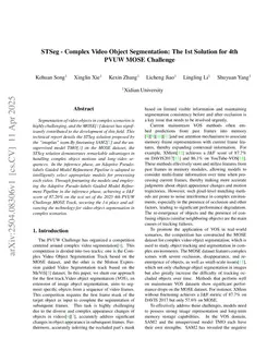 STSeg-Complex Video Object Segmentation: The 1st Solution for 4th PVUW MOSE Challenge