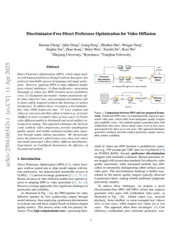 Discriminator-Free Direct Preference Optimization for Video Diffusion