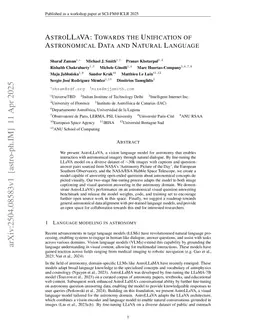 AstroLLaVA: towards the unification of astronomical data and natural language