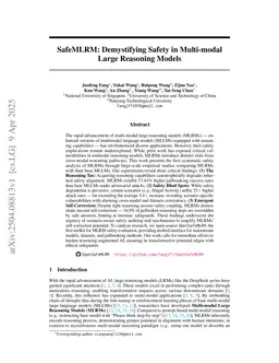 SafeMLRM: Demystifying Safety in Multi-modal Large Reasoning Models