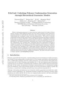 PolyConf: Unlocking Polymer Conformation Generation through Hierarchical Generative Models