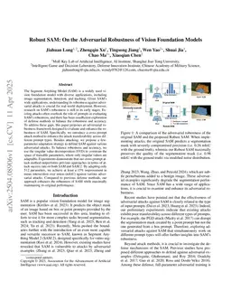Robust SAM: On the Adversarial Robustness of Vision Foundation Models