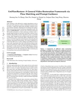 UniFlowRestore: A General Video Restoration Framework via Flow Matching and Prompt Guidance