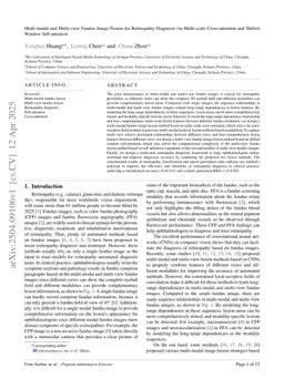 Multi-modal and Multi-view Fundus Image Fusion for Retinopathy Diagnosis via Multi-scale Cross-attention and Shifted Window Self-attention