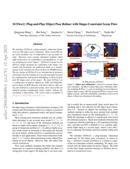 SCFlow2: Plug-and-Play Object Pose Refiner with Shape-Constraint Scene Flow
