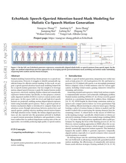 EchoMask: Speech-Queried Attention-based Mask Modeling for Holistic Co-Speech Motion Generation