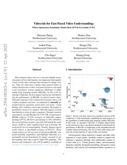 VideoAds for Fast-Paced Video Understanding