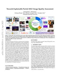 Towards Explainable Partial-AIGC Image Quality Assessment