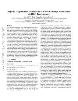 Gradient as Conditions: Rethinking HOG for All-in-one Image Restoration
