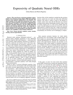 Expressivity of Quadratic Neural ODEs