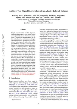 AdaSteer: Your Aligned LLM is Inherently an Adaptive Jailbreak Defender