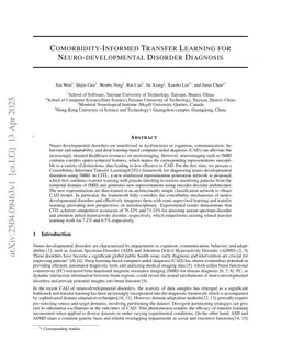 Comorbidity-Informed Transfer Learning for Neuro-developmental Disorder Diagnosis