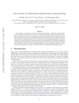 An overview of condensation phenomenon in deep learning