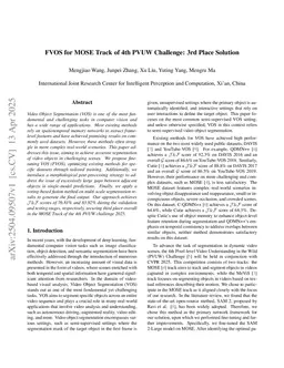 FVOS for MOSE Track of 4th PVUW Challenge: 3rd Place Solution