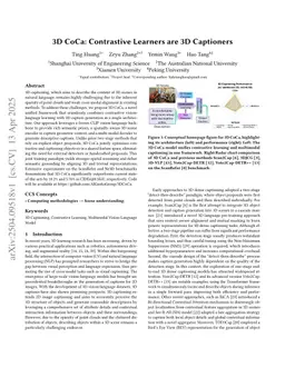 3D CoCa: Contrastive Learners are 3D Captioners