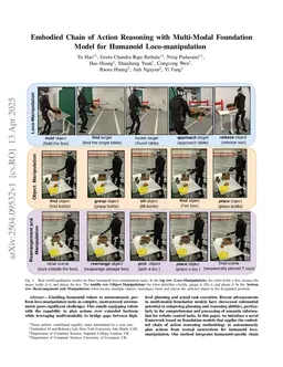 Humanoid Agent via Embodied Chain-of-Action Reasoning with Multimodal Foundation Models for Zero-Shot Loco-Manipulation