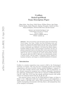 UruBots RoboCup Work Team Description Paper