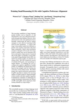 Enhancing Reasoning Abilities of Small LLMs with Cognitive Alignment