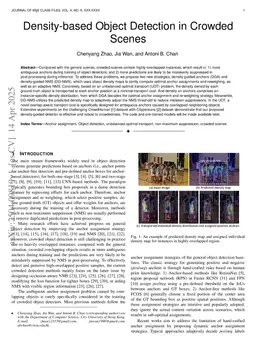Density-based Object Detection in Crowded Scenes