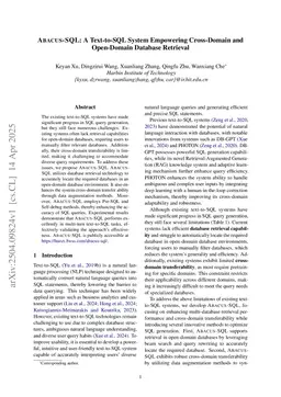Abacus-SQL: A Text-to-SQL System Empowering Cross-Domain and Open-Domain Database Retrieval