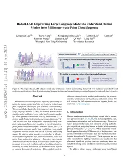 RadarLLM: Empowering Large Language Models to Understand Human Motion from Millimeter-Wave Point Cloud Sequence