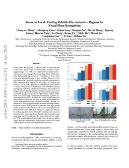 Focus on Local: Finding Reliable Discriminative Regions for Visual Place Recognition
