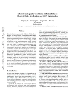 Efficient Task-specific Conditional Diffusion Policies: Shortcut Model Acceleration and SO(3) Optimization