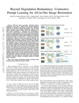 Beyond Degradation Redundancy: Contrastive Prompt Learning for All-in-One Image Restoration