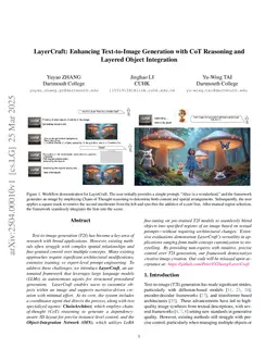 LayerCraft: Enhancing Text-to-Image Generation with CoT Reasoning and Layered Object Integration