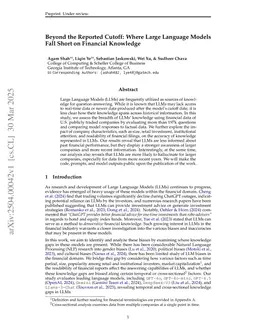 Beyond the Reported Cutoff: Where Large Language Models Fall Short on Financial Knowledge