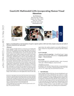 GazeLLM: Multimodal LLMs incorporating Human Visual Attention