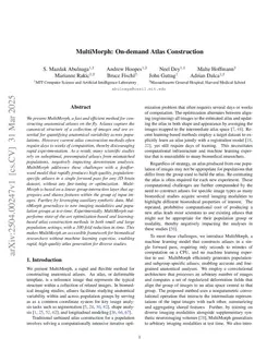 MultiMorph: On-demand Atlas Construction