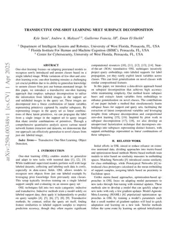 Transductive One-Shot Learning Meet Subspace Decomposition